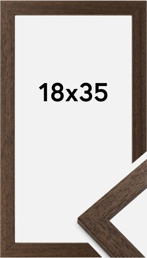 Ramme Brown Wood 18x35 Cm