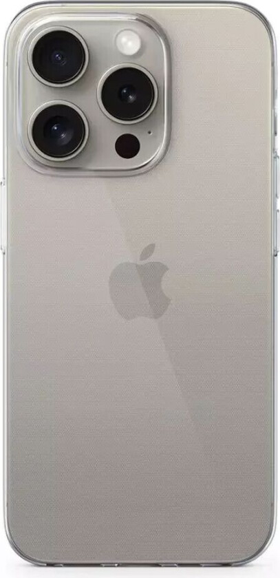 iPhone 15 Pro Max Twiggy Gloss Fleksibelt plastdeksel - gjennomsiktig