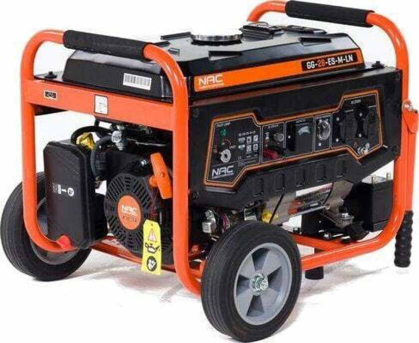 Motorsag Nac Generator 3,0Kw 230V Avr Med Starter