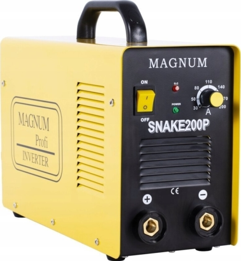 Magnum Inverter Sveisemaskin Snake 200P 200A Kpl.