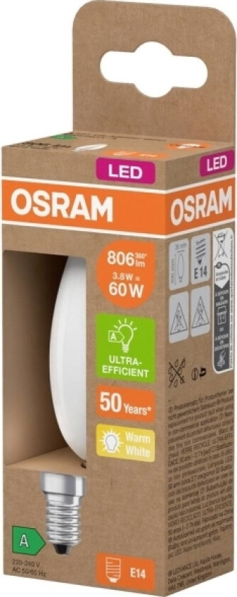 4099854255717 Led (Rgb)-Lamp Eek A (A - G) E14 Lysform 3.8 W = 60 W Varmhvid (Ø X H) 35 Mm X 35 Mm 1 Stk