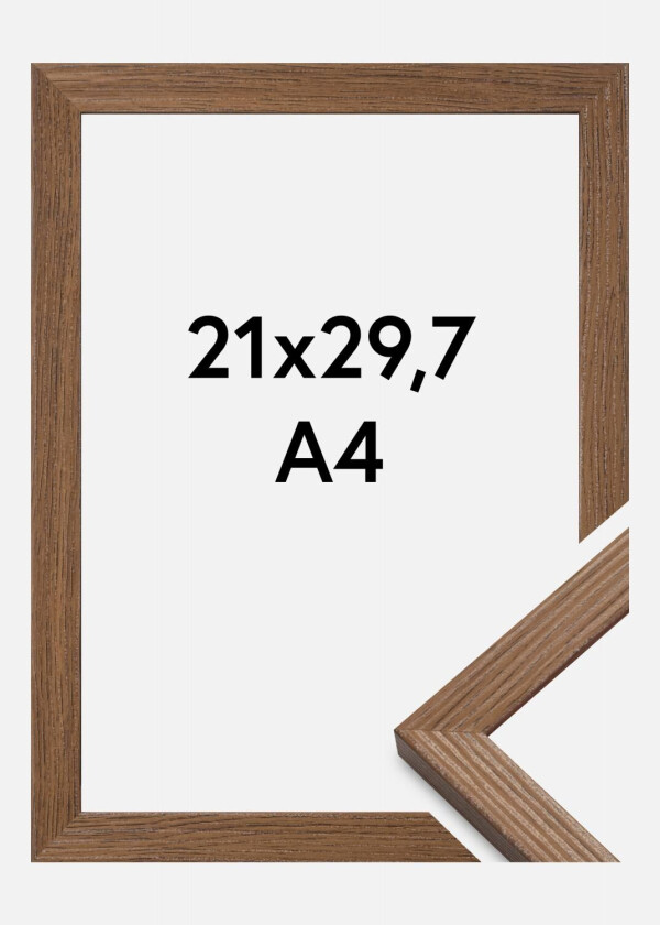 Ramme Fiorito Akrylglass Mørk Eik 21x29,7 Cm (A4)