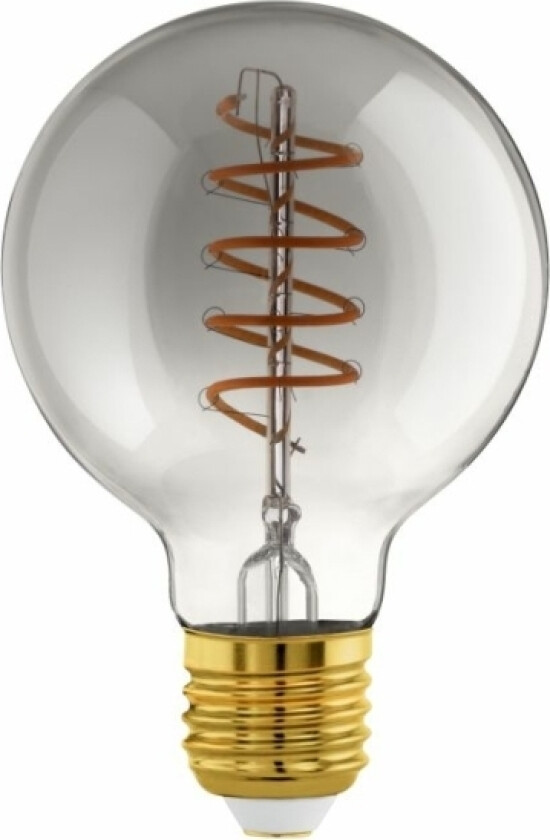 Eglo E27 Led-Z G80 Spiral 4W 150Lm 2000K Smoke