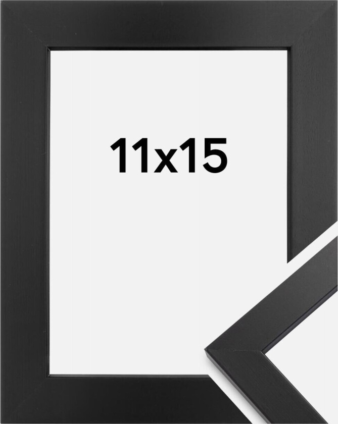 Ramme Black Wood Akrylglass 11x15 Cm
