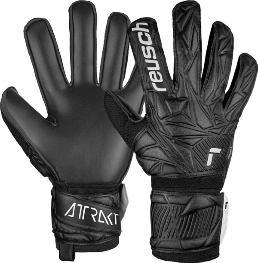 Keeperhansker  Attrakt Solid Sort 5470515 7700 11