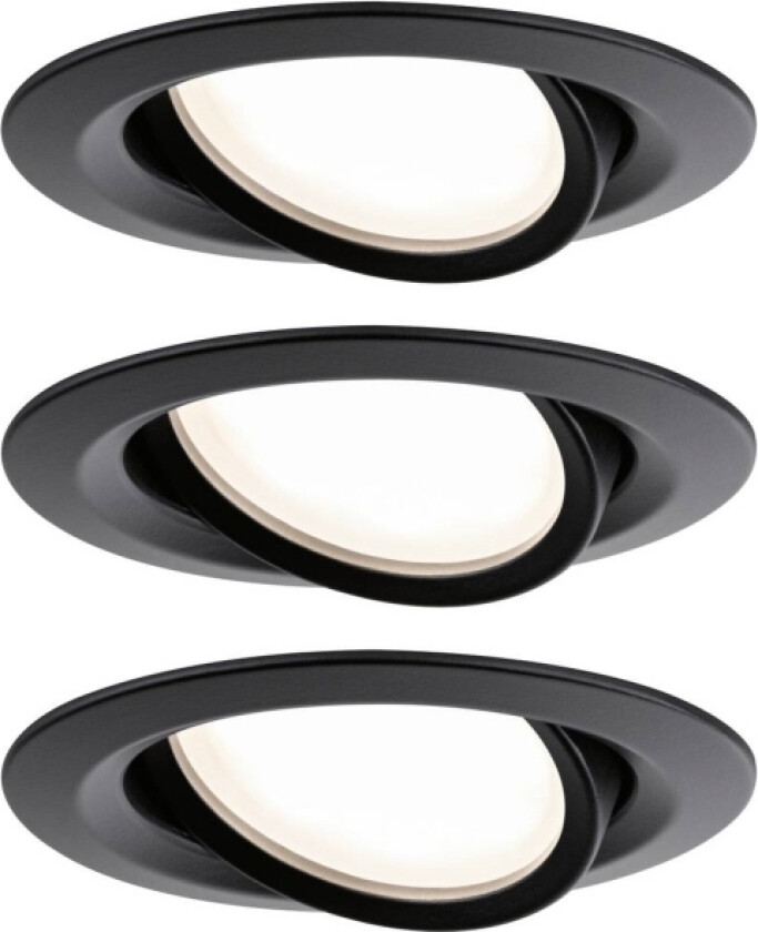 93082 Set Nova Plus Led-Indbygningslys Led (Rgb) 6 W Sort