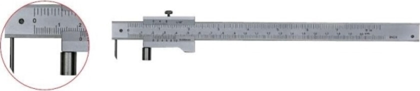 Gimex Vernier Caliper 200 Skrivemaskin 0,05 (201,151)