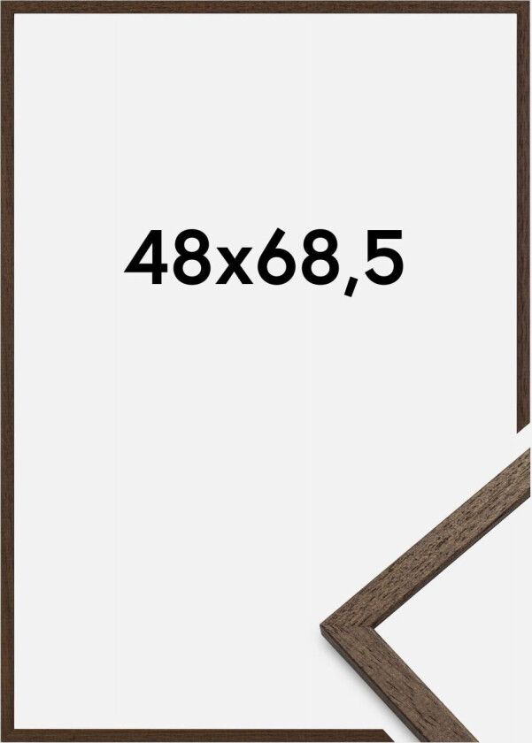 Ramme Edsbyn Akrylglass Valnøtt 48x68,5 Cm