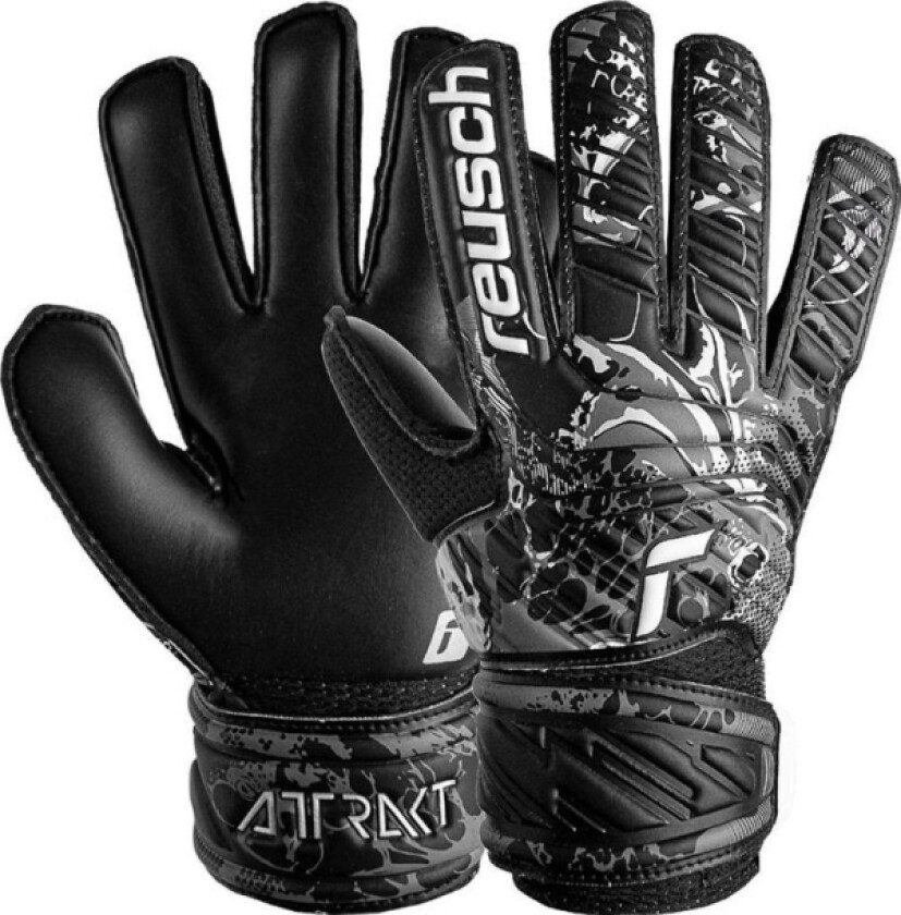 Keeperhansker Reusch Attrakt Solid Junior Rød 5472016 8905 (4)