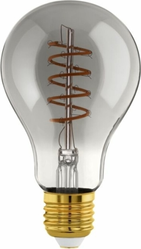 Eglo E27 Led-Z A60 Spiral 4W 150Lm 2000K Smoke