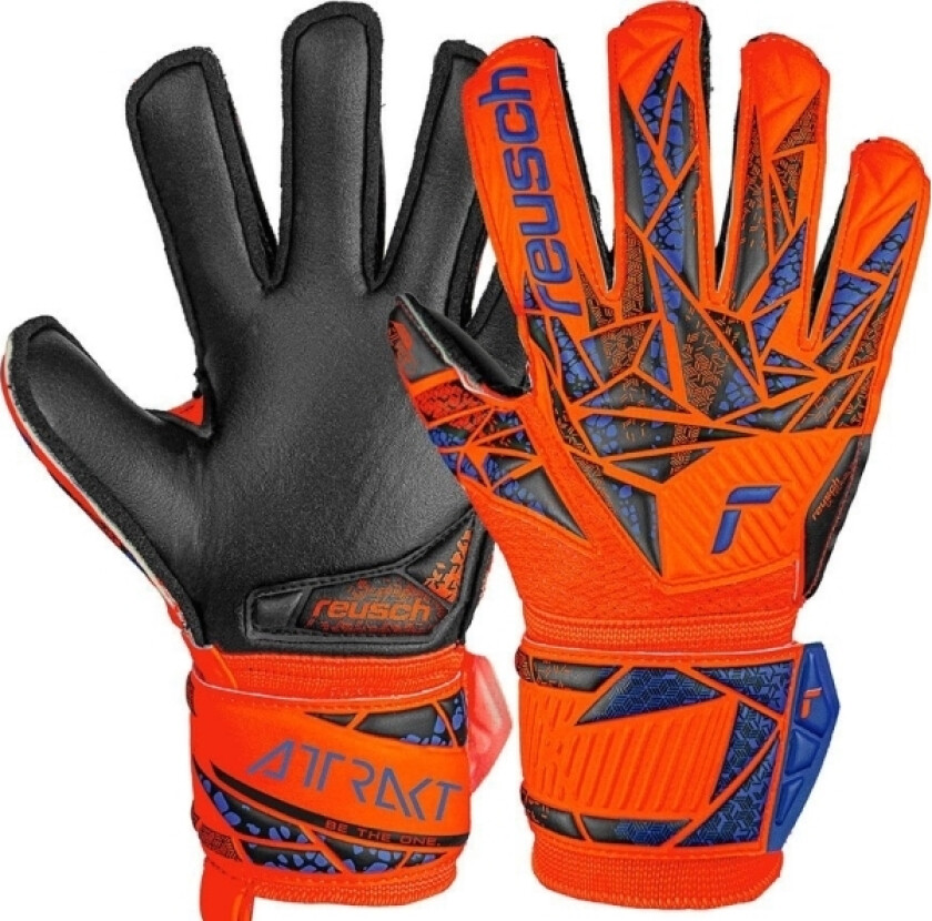 Keeperhansker Reusch Attrakt Silver Junior Orange 5472215 2211 (6)