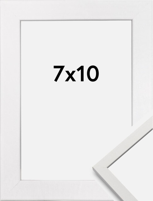 Ramme Edsbyn Hvit 7x10 Cm