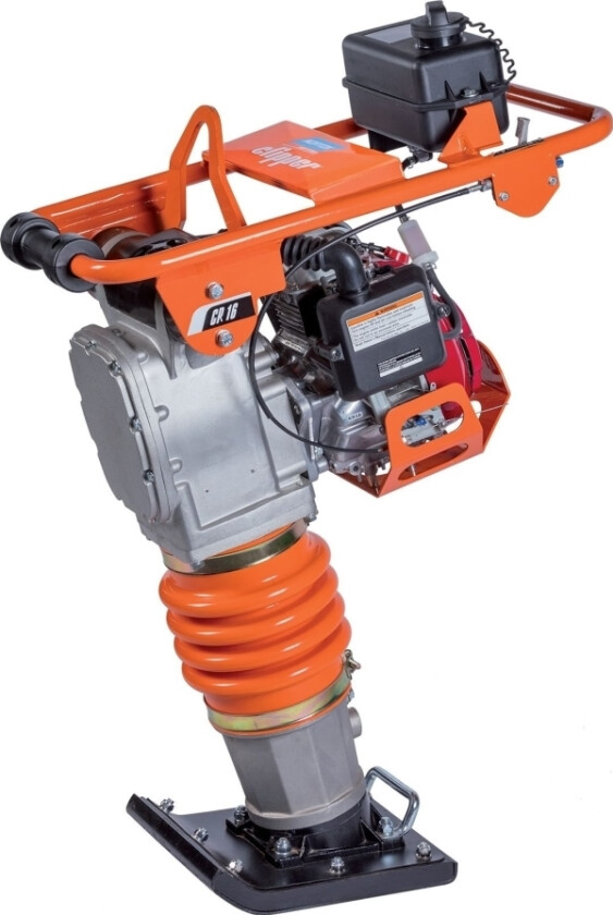 Clipper Cr 16 Jump Compactor For Soil Rammer Plate Compactor Jumper 70 Kg Honda Gx120 + Hjul