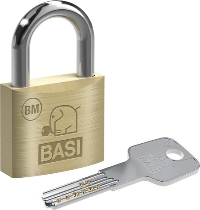 Vhs Bm, Tradisjonell, Nøkkellås, Bruk Bare Én Nøkkel, Messing, Sølv, Messing, Herdet Stål