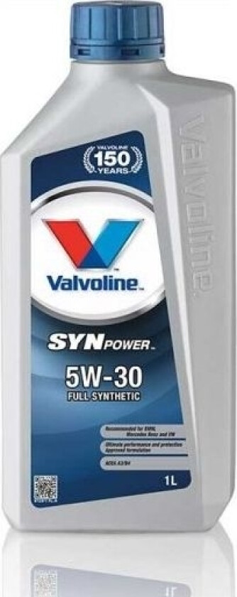 Motorolje Synpower 5W30 1L, Valvoline