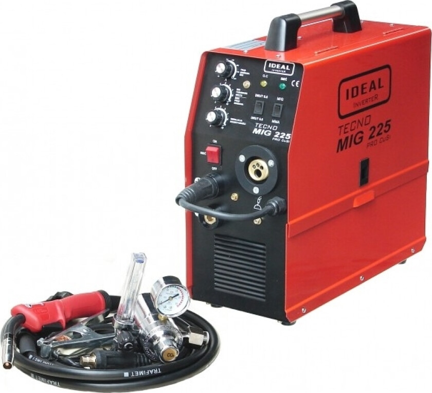 Ideell Halvautomatisk Inverter Sveisemaskin Tecnomig 225 Pro Cusi - Tmig225cusi