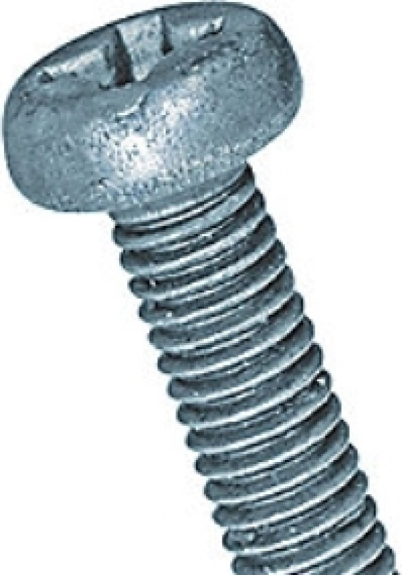 Bilde av Ph Maskinskrue M6x50mm - 4.8 Fzb, Cylinderhoved M/krydskærv Phillips Form H 100 Stk