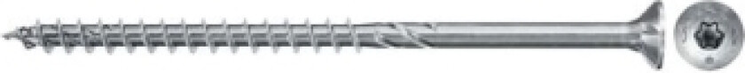 Fischer Power-Fast Ii 670487 Spånpladeskruer 6 Mm 90 Mm Invendig Sekskant, Indvendig Multitand, Tx, Torx, T-Profil Stål Galvaniseret 100 Stk