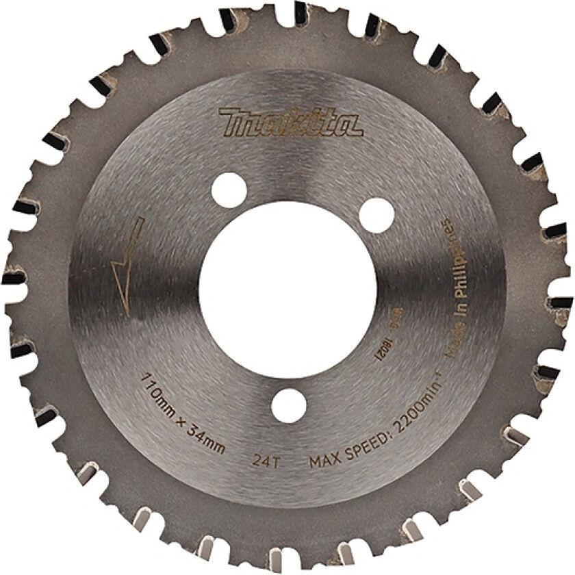 E-11097, Kutteskive, Flatt Senter, Metall, , 11 Cm, Dsc251