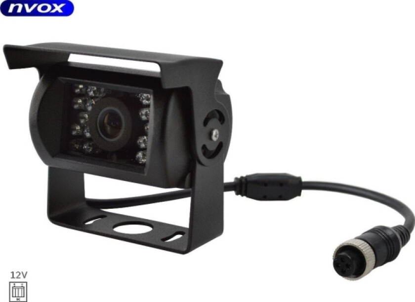 Bil Ryggekamera 4Pin Cmos I Metallhus 12V
