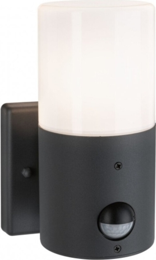 94648, Vegglys, Grå, Metall, Plast, Ip44, Fasade, I