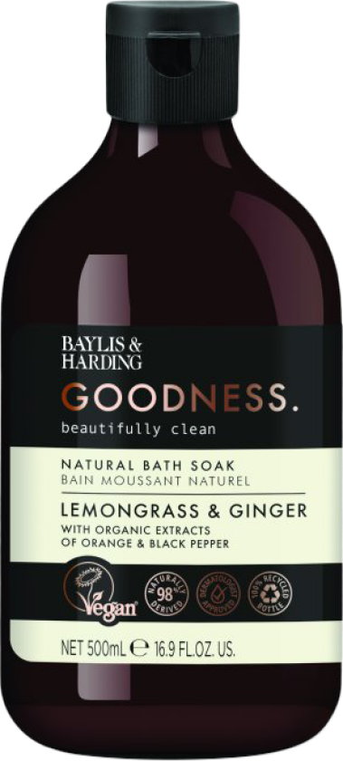 Goodness Lemongrass & Ginger Bath Soak 500ml