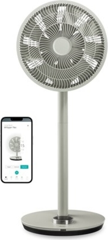Fan Whisper Flex Smart Diameter 34 Cm, Sage, Number Of Speeds 26, 3-29 W, Oscillation