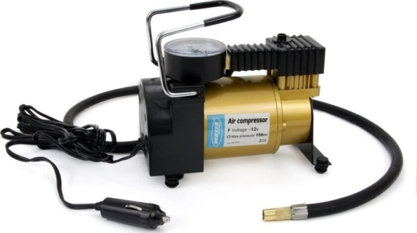 Kompresorius Automobilinis Su Manometrem Acomp-03 Metalowy 12V Amio-01135