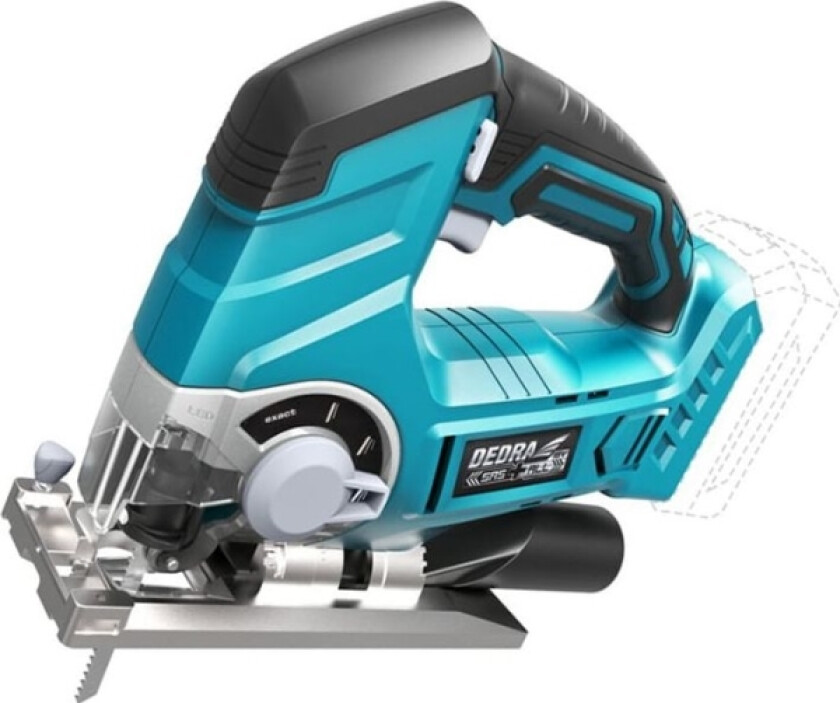 Batteridrevet Stikksag Sas + All 18V Led