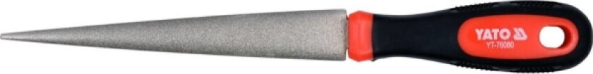 Yato Yt-76080, Fil, Rund Fil, Sort, Rød, 15 Cm, 250 Mm