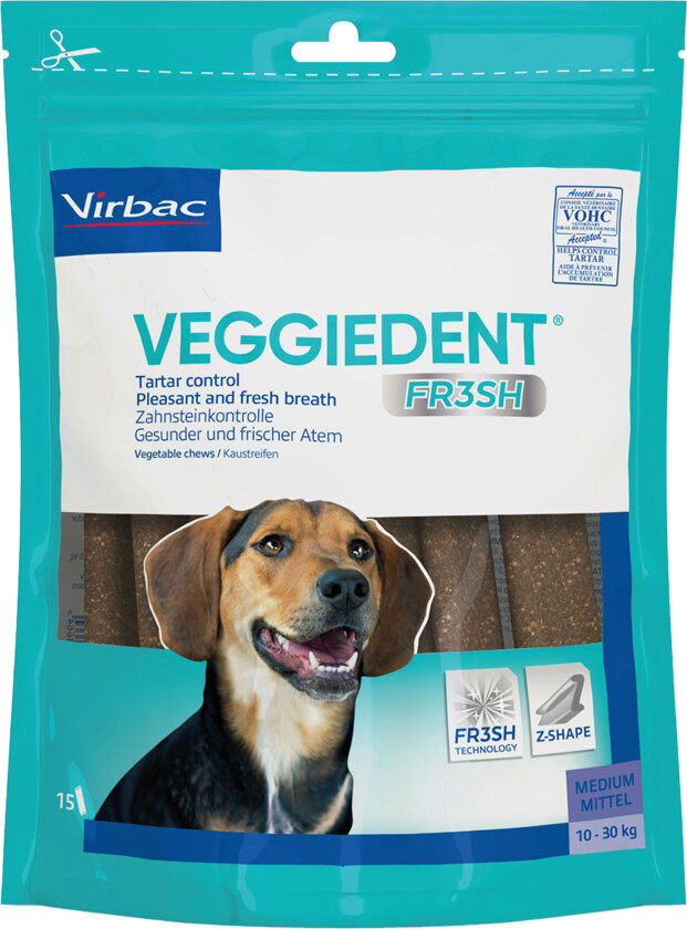 VeggieDent Fresh, Medium, 15 stk.