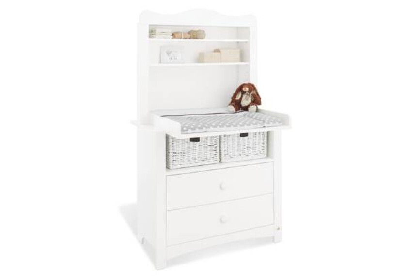 Pinolino Stellekommode med overdel - Florentina/Hvit
