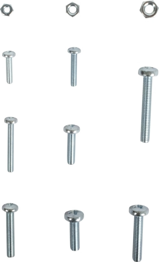 Work>It® Maskinskruer Og Møtrikker I Sortimentskasse Med 210 Dele