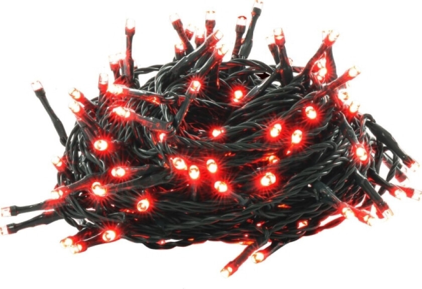 150 Led Røde Juletrelys