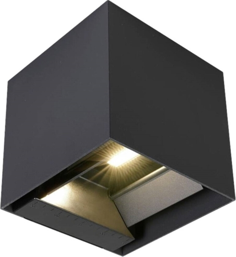 V-Tac Vt-11109-B 11885 Solcellevægspot Med Bevægelsessensor Neutralhvid Sort