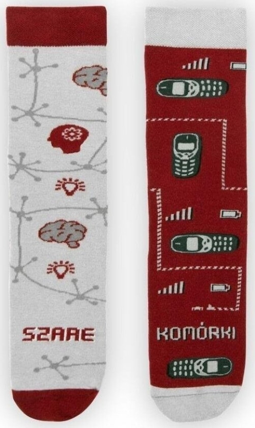 Nadwyraz.Com Lange Sokker Grå Celler 43-46