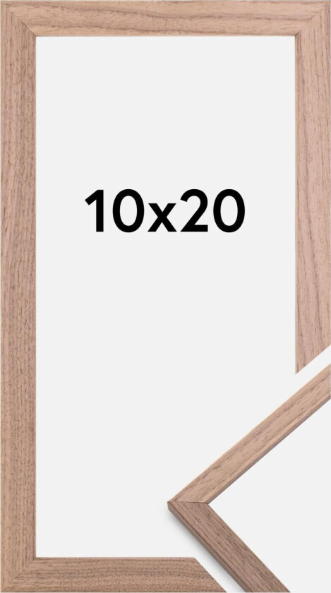 Ramme Edsbyn Lys Valnøtt 10x20 Cm