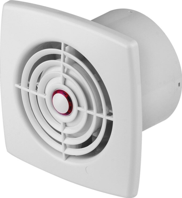 Awenta Retis Baderomsvifte 90M3/H 14W 230V Med Fuktighetssensor Og Timer Hvit Awenta Wr100h