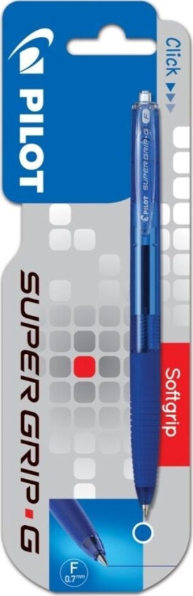 Pilot Super Grip G Automatisk Kulepenn. 0,7 Blå Pilot
