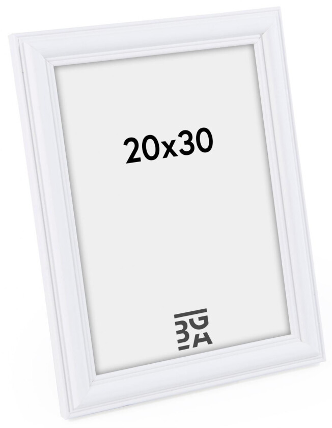 Focus Ramme Tango Wood Hvit - 20x30 Cm