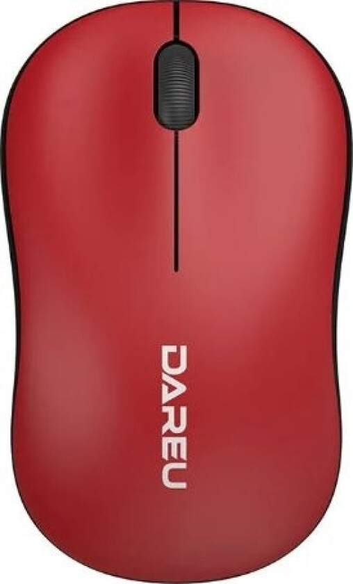Lm106 2.4G 1200 Dpi Trådløs Mus (Svart Og Rød)