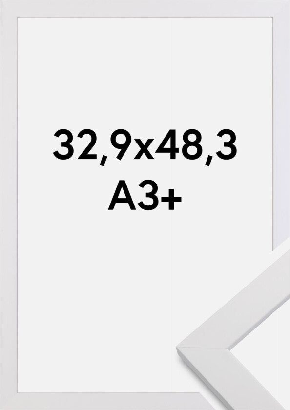 Ramme White Wood 32,9x48,3 Cm (A3+)