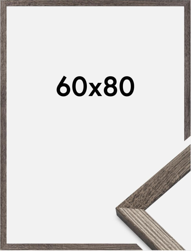 Ramme Fiorito Akrylglass Valnøtt 60x80 Cm