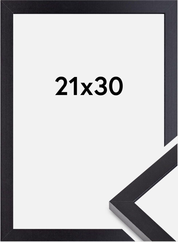 Ramme Selection Akrylglass Svart 21x30 Cm