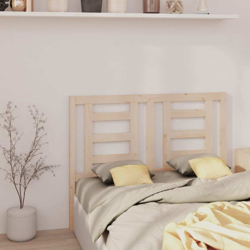 Sengegavl 156x4x100 cm heltre furu