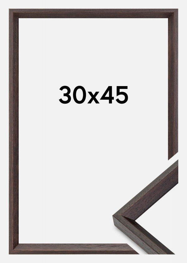 Ramme Globe Akrylglass Espresso 30x45 Cm