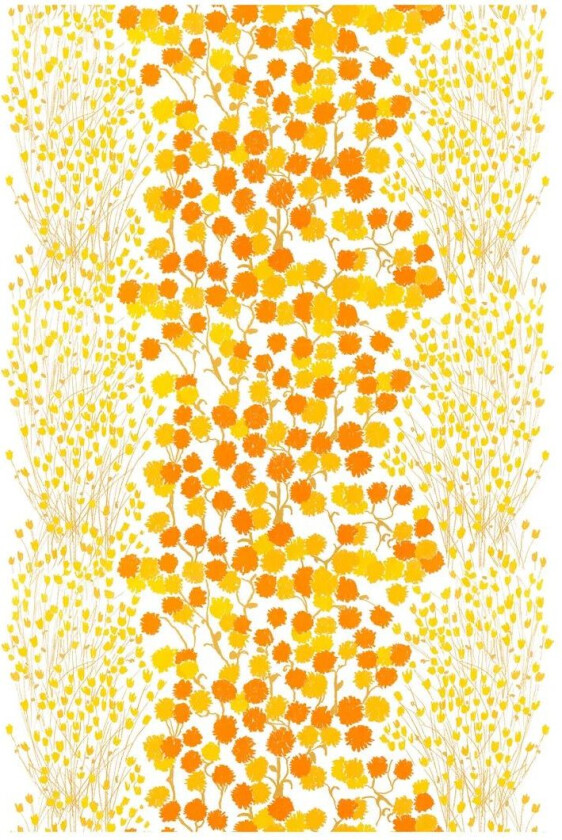 Ängen voksduk Gul-oransje