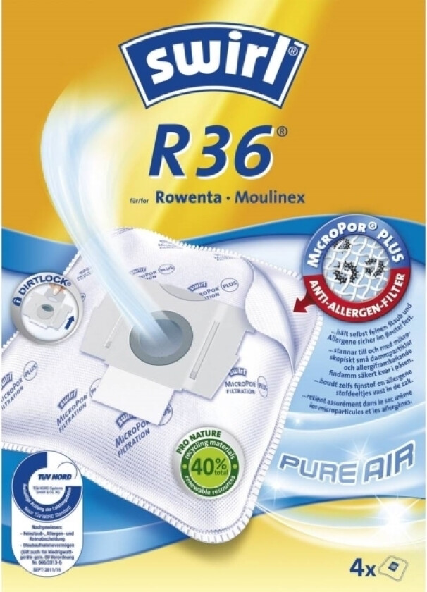 R 36, Hvit, 4 Stykker