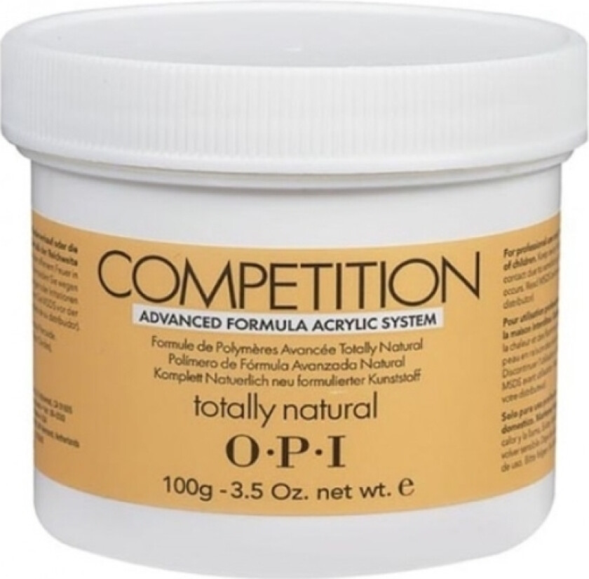 Opi Opi, Competition, Acrylic Nail Powder, Totally Natural, 100 G For Women