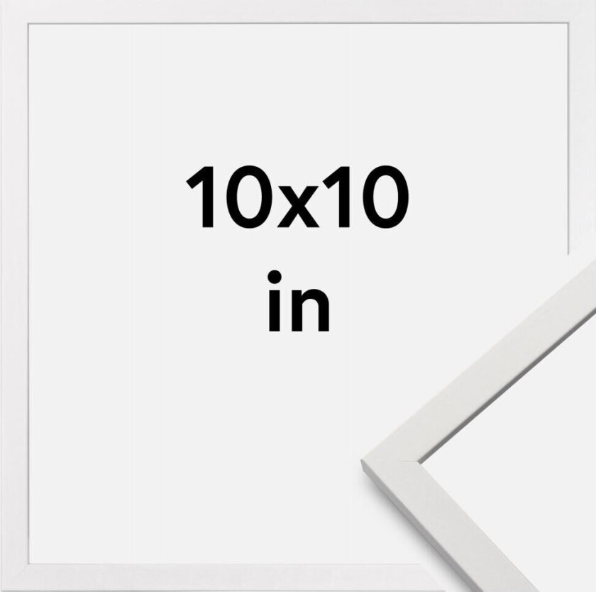 Ramme Edsbyn Hvit 10x10 Inches (25,4x25,4 Cm)